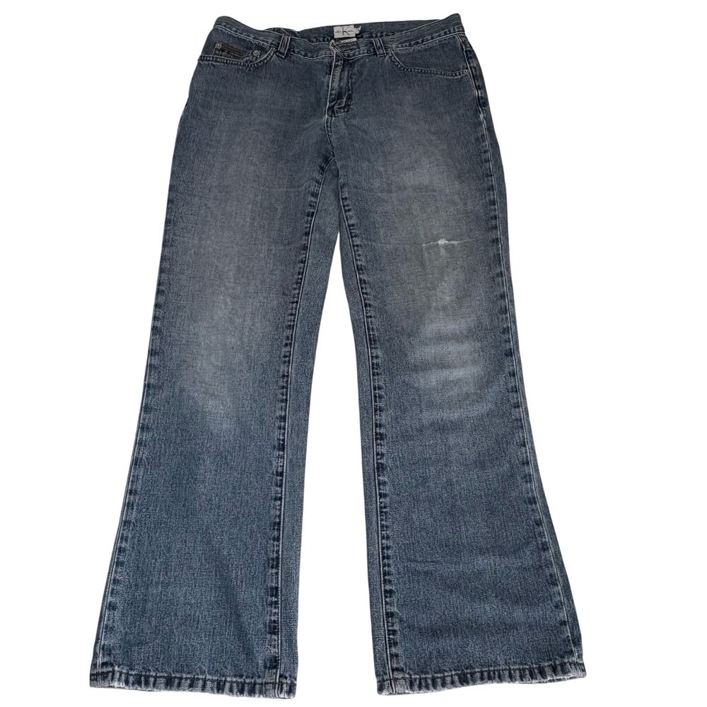 Vintage Calvin Klein Mid Rise Straight Leg Jeans Women's 10 | Blue Denim